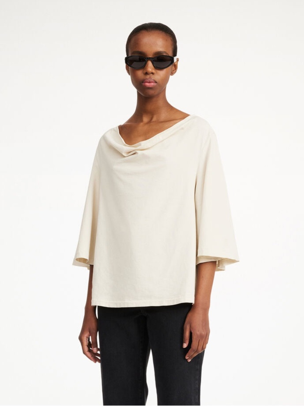 By Malene Birger Bryar Organic Cotton T-Shirt Oyster XS